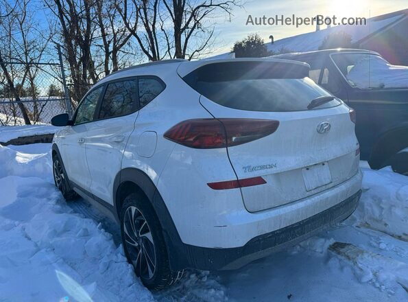 KM8J3CAL3KU917947 2019 HYUNDAI TUCSON Белый Вид спереди