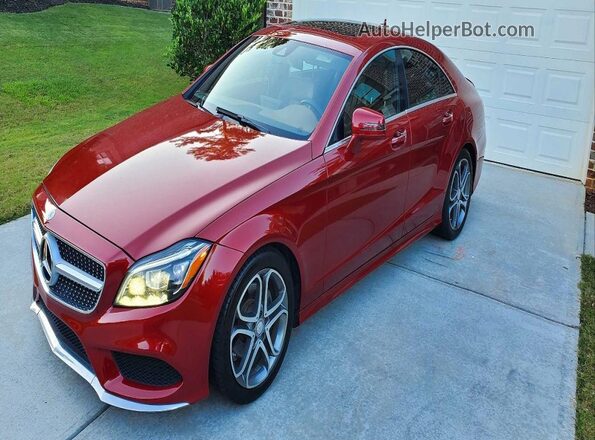 WDDLJ6FB2GA160705 2016 MERCEDES-BENZ CLS-CLASS Red Tył prawy
