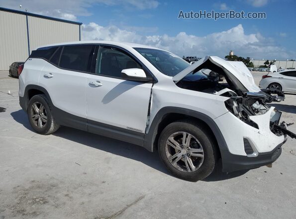 3GKALMEV2LL144409 2020 GMC TERRAIN Белый Вид спереди