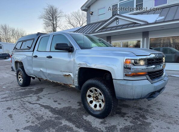 1GCVKNEH9GZ351751 2016 CHEVROLET SILVERADO Серебряный Задняя левая четверть
