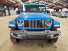 2025 Jeep Wrangler Sahara Blue vin: 1C4PJXEN1SW644941 Damage: Front Bumper Molding, Broken, Replacement Required