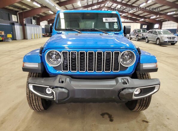 1C4PJXEN1SW644941 2025 JEEP WRANGLER Blue Widok wnętrza 360 stopni