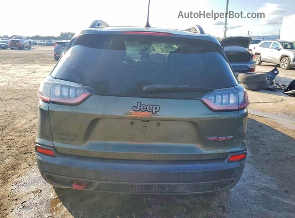 1C4PJMBX5KD169410 2019 JEEP CHEROKEE Green Widok wnętrza z przodu