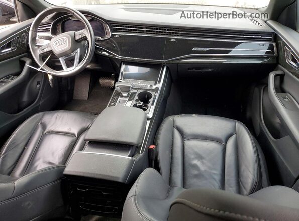 WA1AVAF14KD009852 2019 AUDI Q8 Black Widok zestawu wskaźników