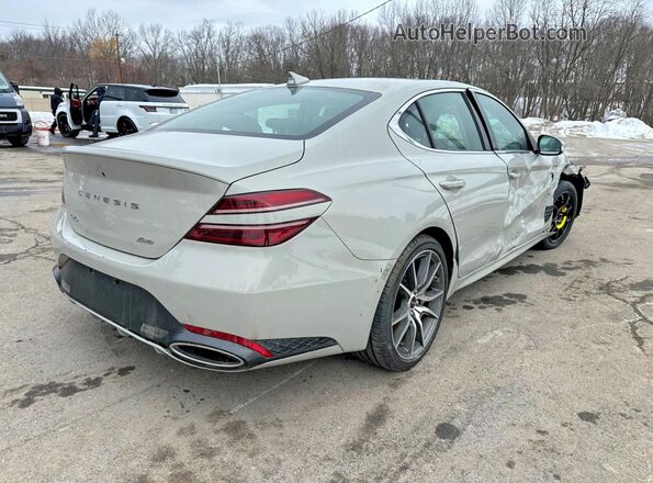 KMTG34SC9SU149489 2025 GENESIS G70 Серый Передняя правая четверть
