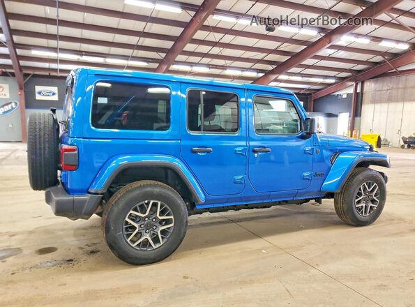 1C4PJXEN1SW644941 2025 JEEP WRANGLER Blue Przód prawy