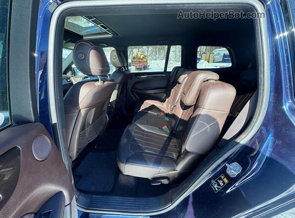 4JGDF6EE9KB225916 2019 MERCEDES-BENZ GLS Blue Вид наклейки з VIN-кодом