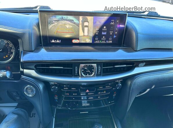 JTJHY7AX1J4257689 2018 LEXUS LX Золотой Вид наклейки с VIN-кодом