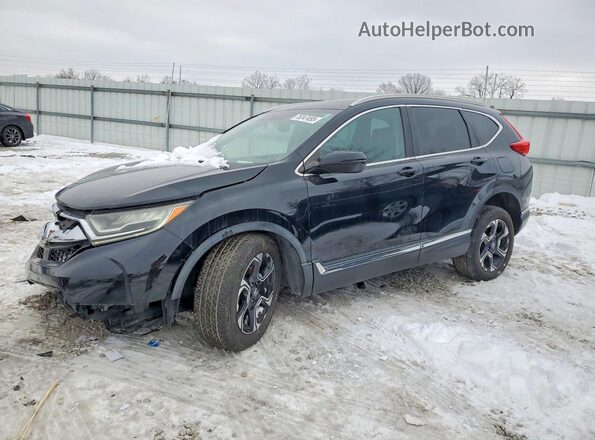 2HKRW2H96HH643794 2017 HONDA CRV Черный Задняя левая четверть