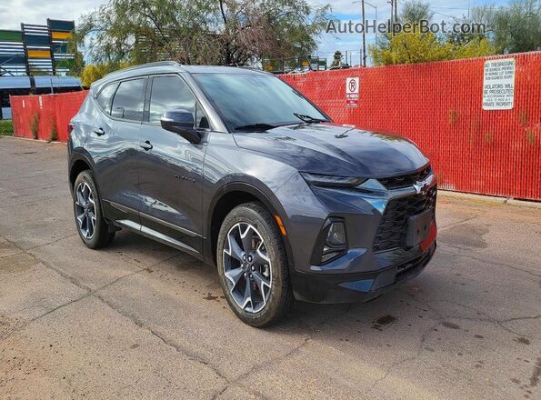 3GNKBERS9MS546368 2021 CHEVROLET BLAZER Угольный Задняя левая четверть