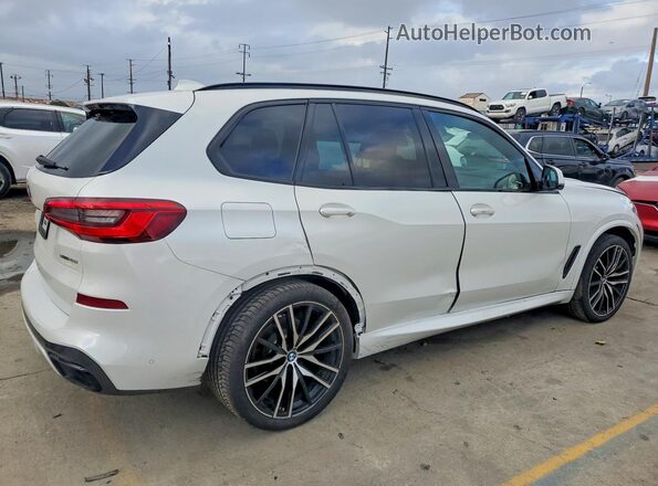 5UXCR4C05LLW63894 2020 BMW X5 White Delantero derecho