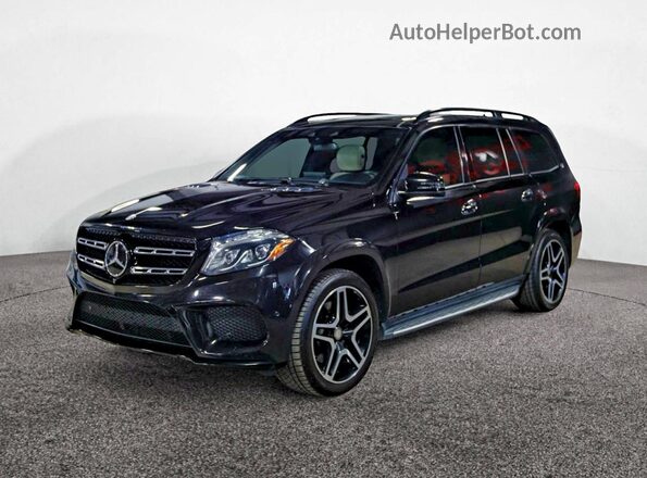 4JGDF7DE5HA817819 2017 MERCEDES-BENZ GLS Черный Задняя правая четверть