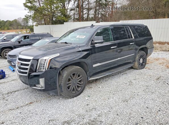 1GYS4GKJ4JR159879 2018 CADILLAC ESCALADE Black Tył lewy