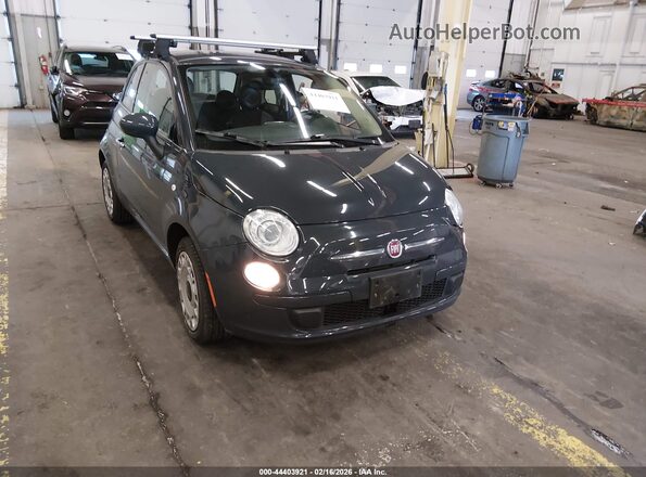 3C3CFFAR2GT170499 2016 FIAT 500 Серый Передняя правая четверть