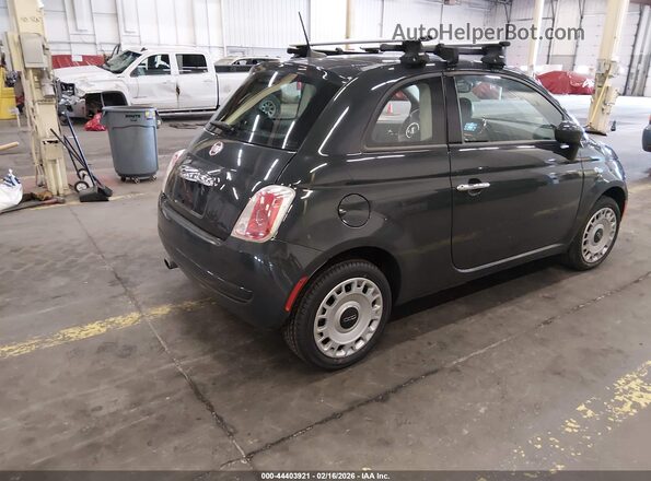3C3CFFAR2GT170499 2016 FIAT 500 Серый Задняя правая четверть