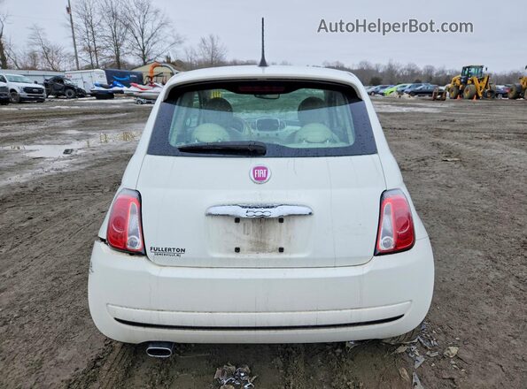 3C3CFFAR3GT228071 2016 FIAT 500 White Widok z tyłu