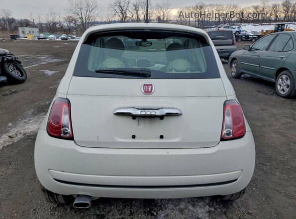 3C3CFFAR4GT229861 2016 FIAT 500 Белый Вид сзади