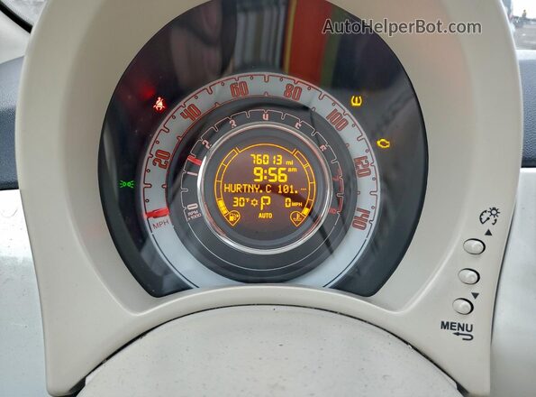 3C3CFFAR4GT229861 2016 FIAT 500 Белый Вид щитка приборов
