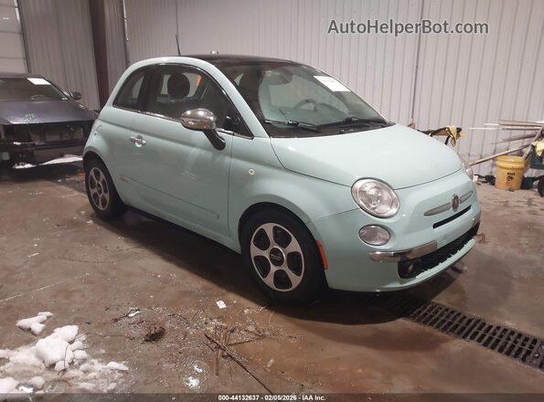 3C3CFFCR9HT515381 2017 FIAT 500 Light Blue Front right