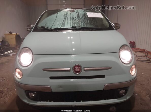 3C3CFFCR9HT515381 2017 FIAT 500 Light Blue Front view