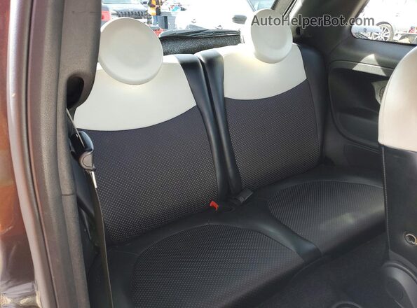 3C3CFFGE2GT125650 2016 FIAT 500 Charcoal Widok tylnych siedzeń