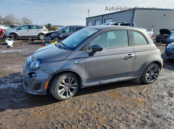 3C3CFFKH7JT511344 2018 FIAT 500 Серый Передняя левая четверть