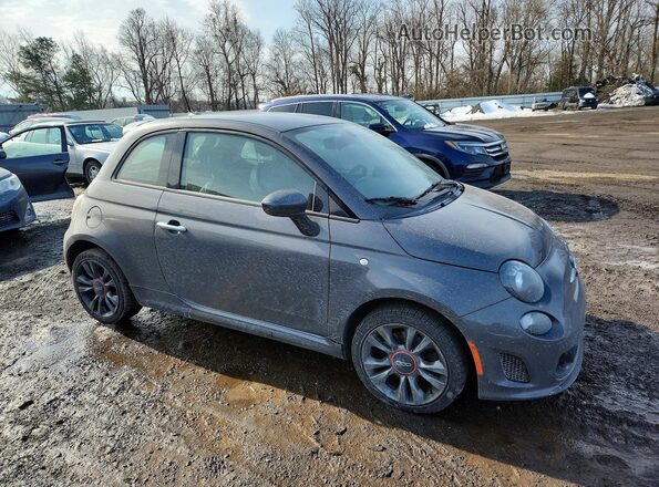 3C3CFFKH7JT511344 2018 FIAT 500 Серый Передняя правая четверть
