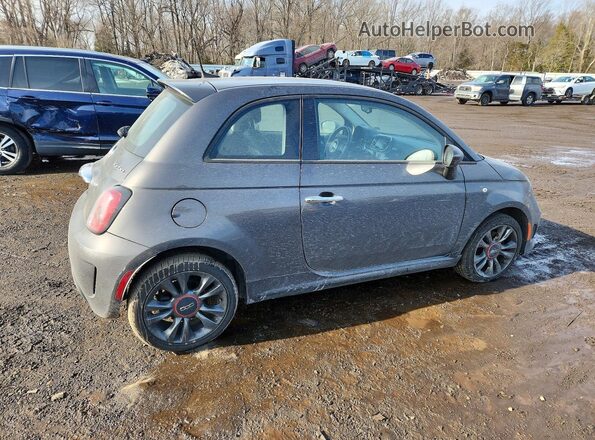 3C3CFFKH7JT511344 2018 FIAT 500 Серый Задняя правая четверть