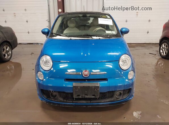 3C3CFFKH7JT511537 2018 FIAT 500 Синий Вид щитка приборов