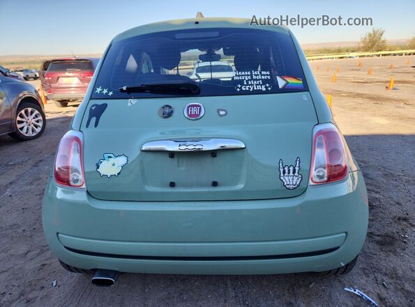 3C3CFFKR3HT661924 2017 FIAT 500 Green Widok z tyłu