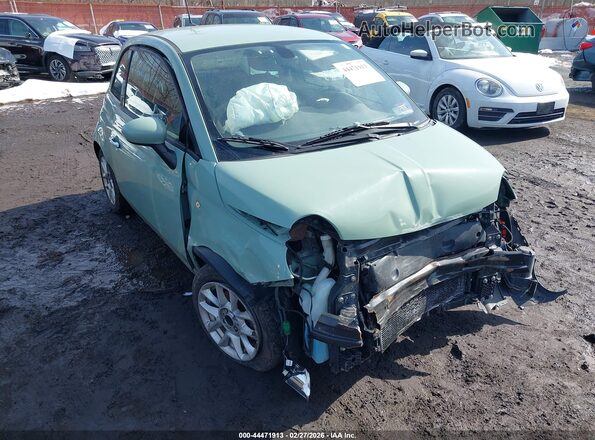 3C3CFFKR4HT535829 2017 FIAT 500 Green 