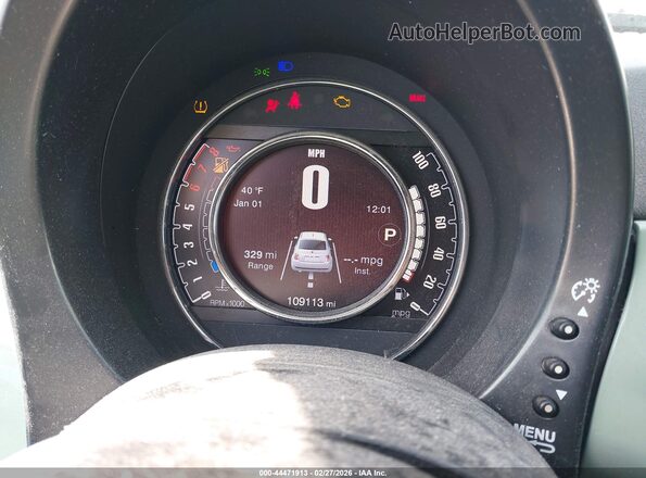 3C3CFFKR4HT535829 2017 FIAT 500 Green Widok tylnych siedzeń