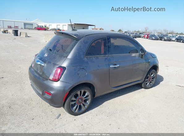 3C3CFFKR4HT697833 2017 FIAT 500 Серый Задняя правая четверть