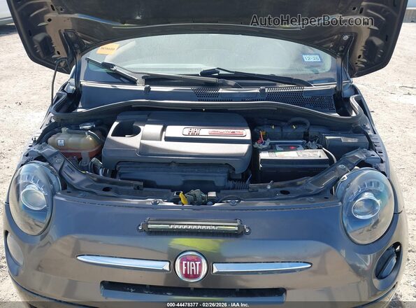 3C3CFFKR4HT697833 2017 FIAT 500 Серый Вид сзади