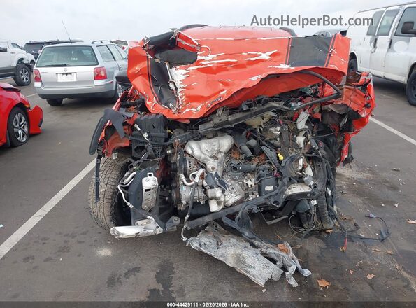3C4NJCAB3JT124210 2018 JEEP COMPASS Orange Widok z przodu