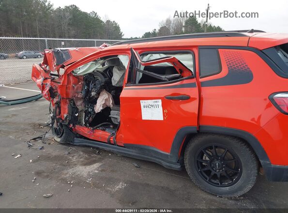 3C4NJCAB3JT124210 2018 JEEP COMPASS Orange 