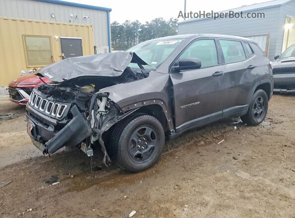 3C4NJCAB7JT286213 2018 JEEP COMPASS Серый Передняя левая четверть
