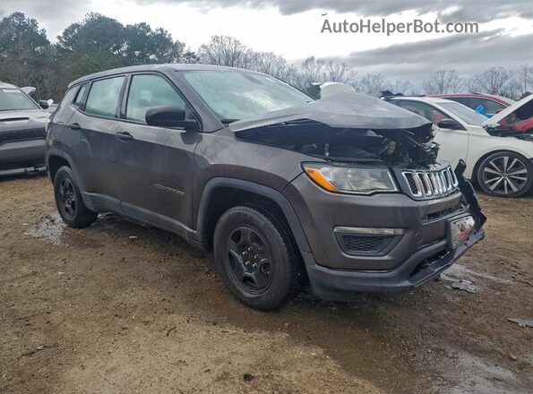 3C4NJCAB7JT286213 2018 JEEP COMPASS Серый Передняя правая четверть