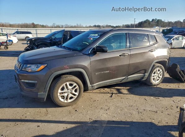 3C4NJCAB8KT726733 2019 JEEP COMPASS Silver წინა მარცხენა ხედი სამი მეოთხედიდან