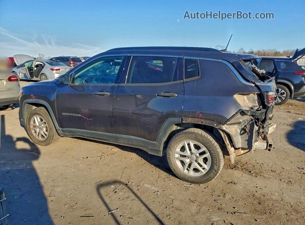 3C4NJCAB8KT726733 2019 JEEP COMPASS Silver უკანა მარცხენა