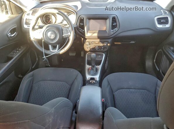 3C4NJCAB8KT726733 2019 JEEP COMPASS Silver წინა პანელის ხედი