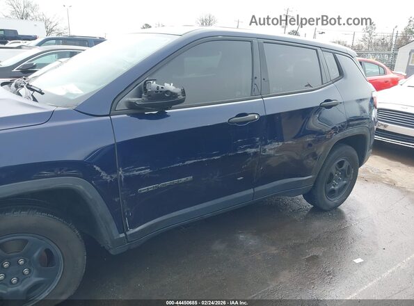 3C4NJCAB9KT851000 2019 JEEP COMPASS Blue წინა ხედი