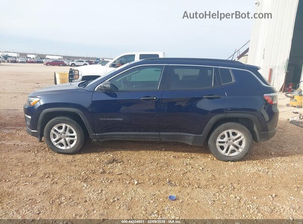 3C4NJCAB9MT532246 2021 JEEP COMPASS Синий Панорамный вид салона 360°