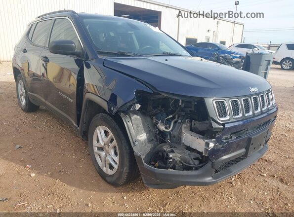 3C4NJCAB9MT532246 2021 JEEP COMPASS Синий Вид спереди