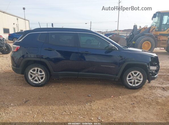 3C4NJCAB9MT532246 2021 JEEP COMPASS Синий Вид задней части салона