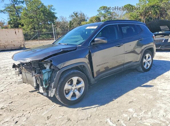 3C4NJCBB1KT856304 2019 JEEP COMPASS Gray Առջևի ձախ երեք քառորդ տեսարան