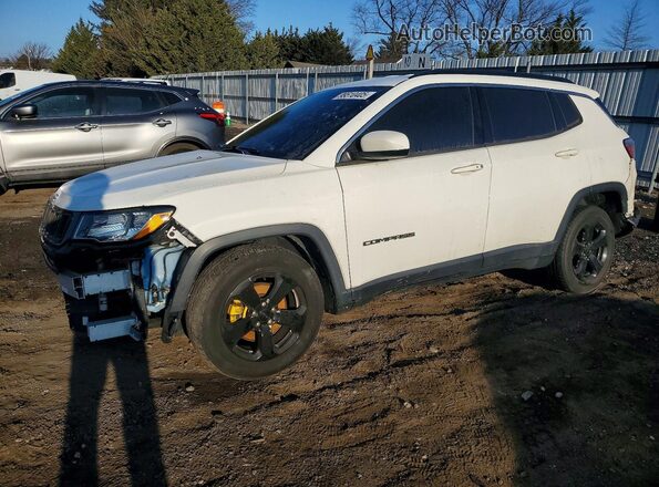 3C4NJCBB9KT809747 2019 JEEP COMPASS White Przód lewy