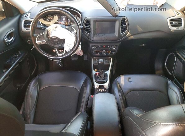 3C4NJCBB9KT809747 2019 JEEP COMPASS White Widok deski rozdzielczej