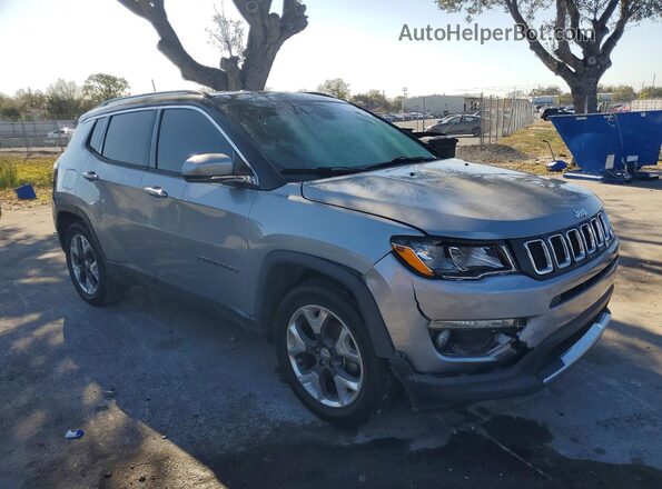 3C4NJCCB4KT711322 2019 JEEP COMPASS Silver Widok z przodu