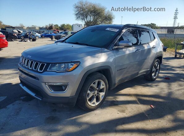 3C4NJCCB4KT711322 2019 JEEP COMPASS Silver Przód lewy